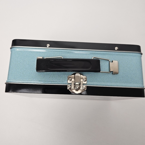 San Jose Sharks Lunchbox Retro Metal School Lunch Box Hockey Collectible - Picture 4 of 8